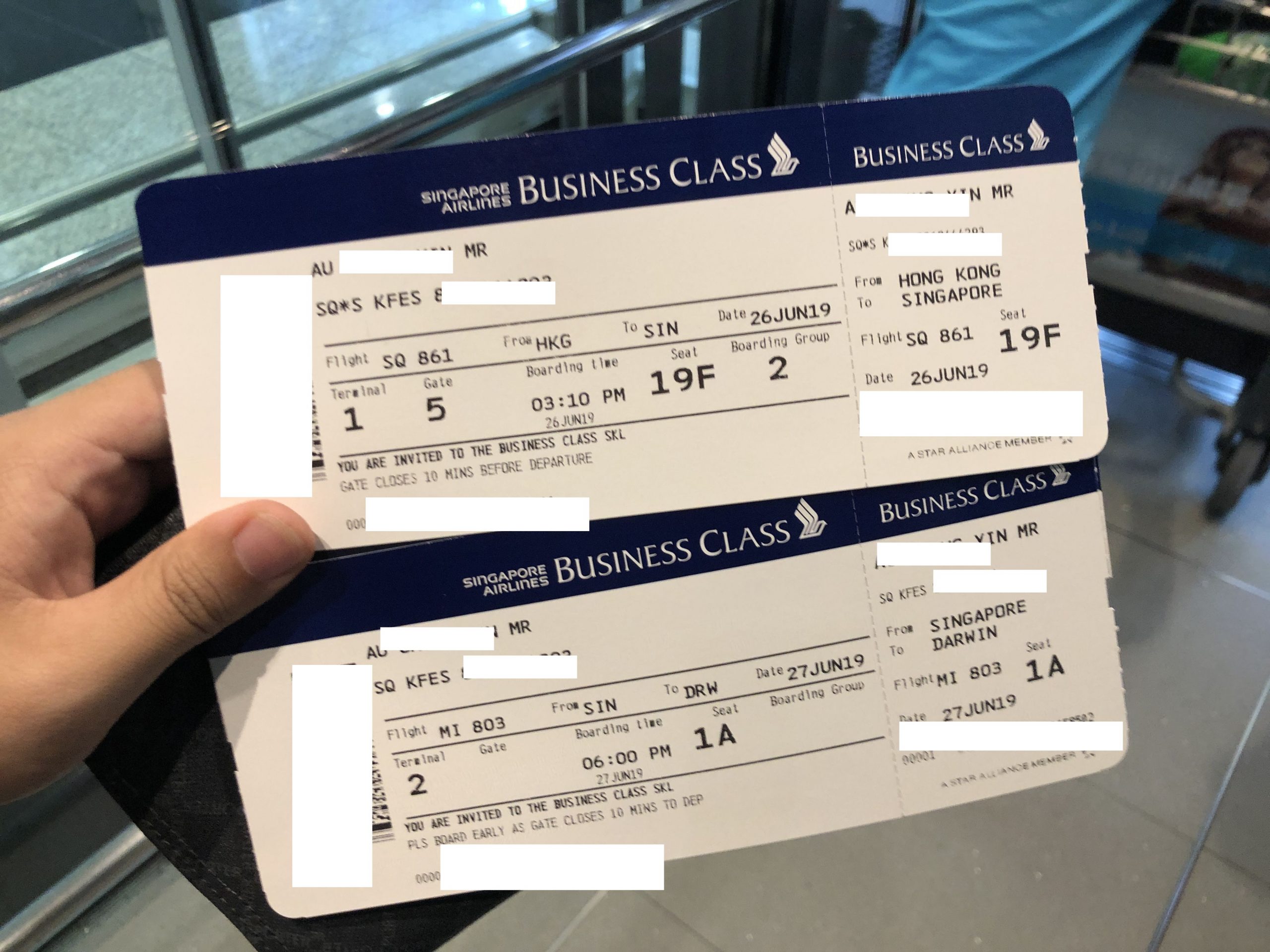 Justin飛行紀錄] 新加坡航空商務艙／香港～新加坡Singapore Airlines Business Class／HKG～SIN |  TripPlus