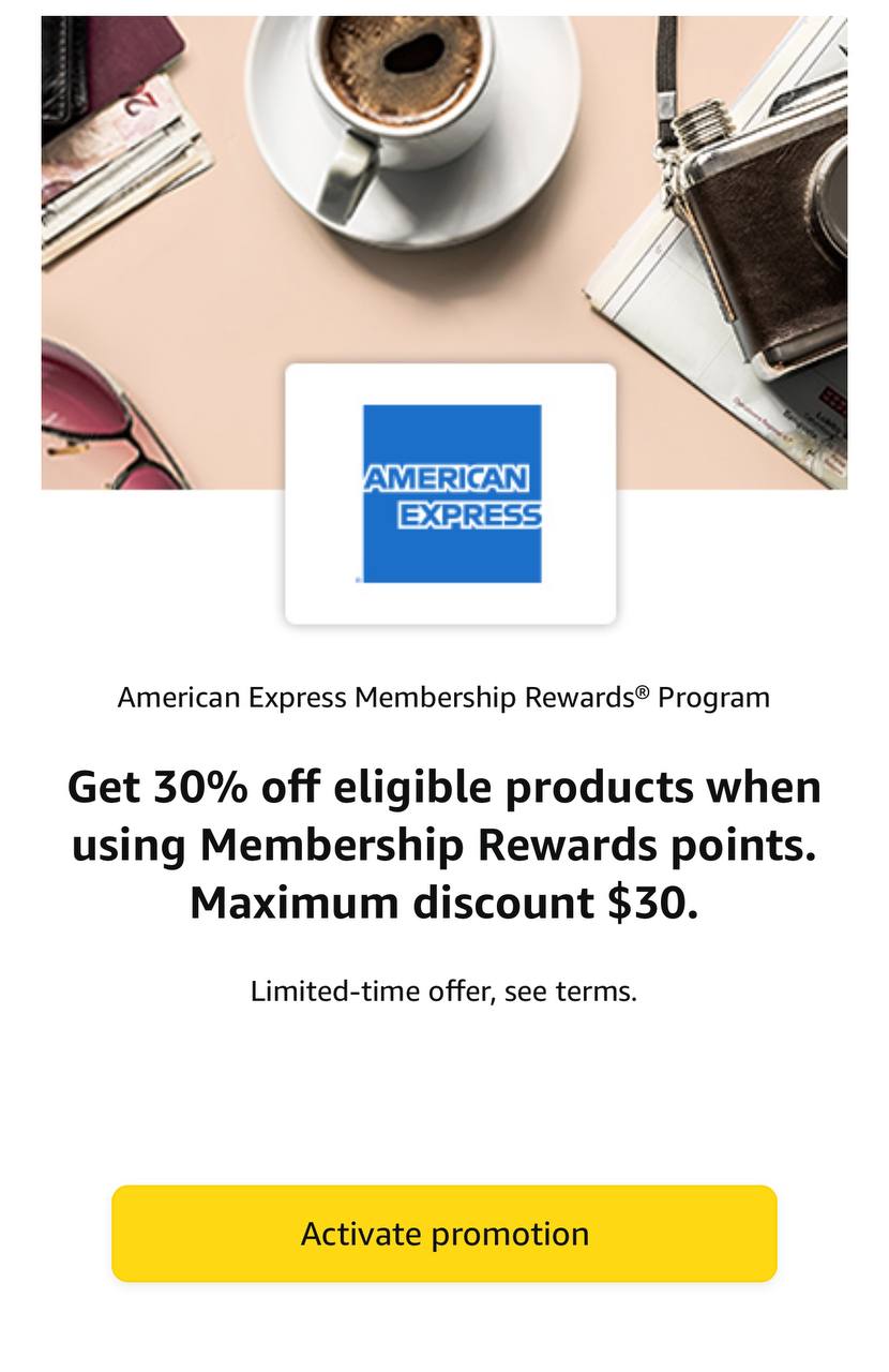 限時優惠] 亞馬遜購物網站(Amazon) 推出使用美國信用卡點數折抵購物費用，可獲得最高50%折扣的活動！ | TripPlus