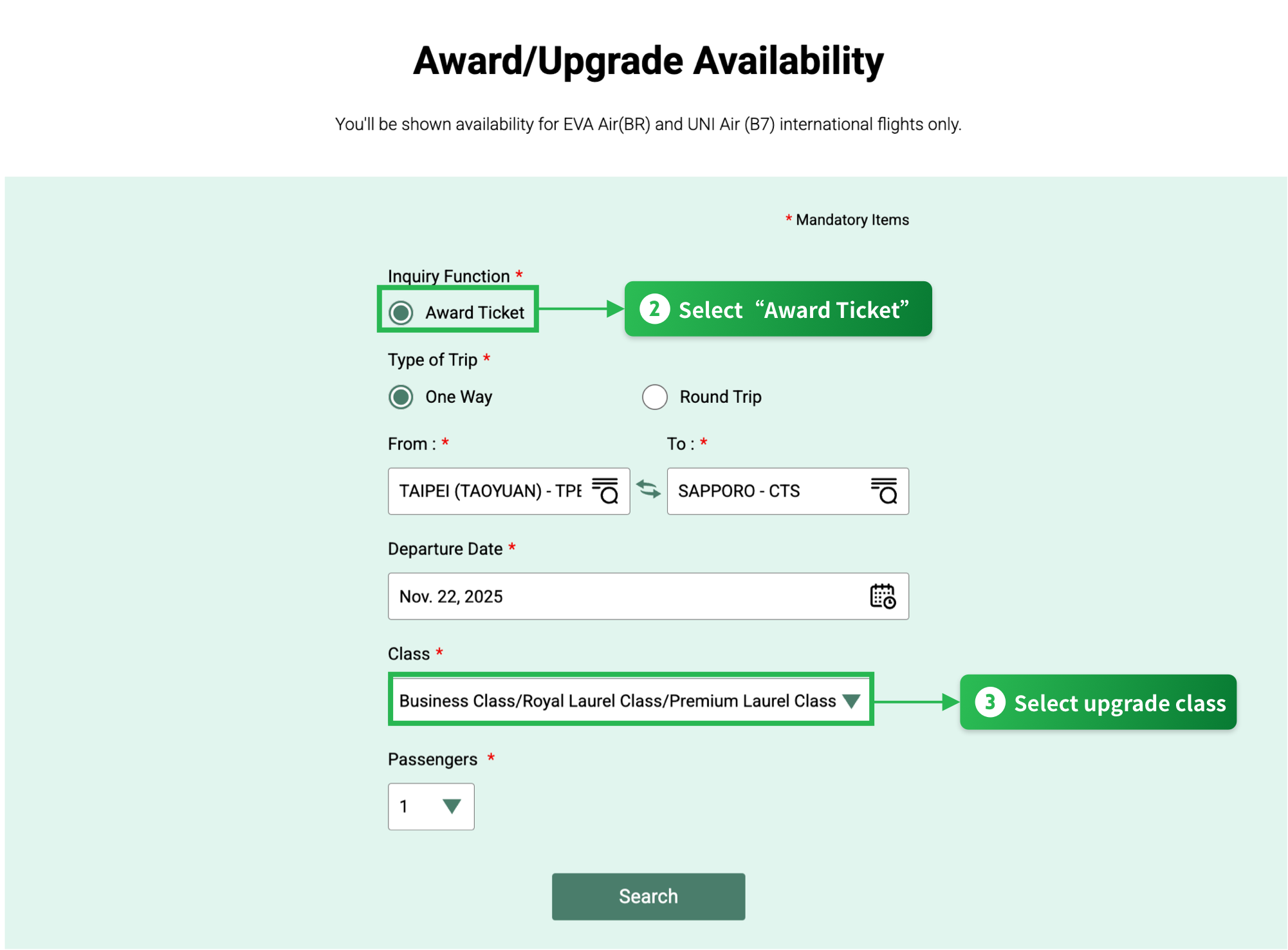EVA Air Award Tickets Redemption & Upgrade Guide | TripPlus