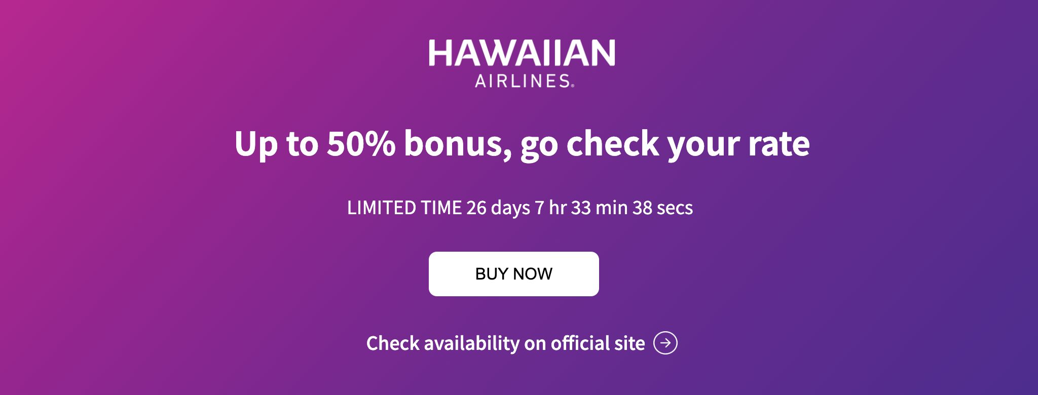 限時優惠] 夏威夷航空(Hawaiian Airlines) 哩程特賣活動開始，特價取得阿拉斯加航空(Alaska Airlines)  哩程的好機會！（更新版） | TripPlus